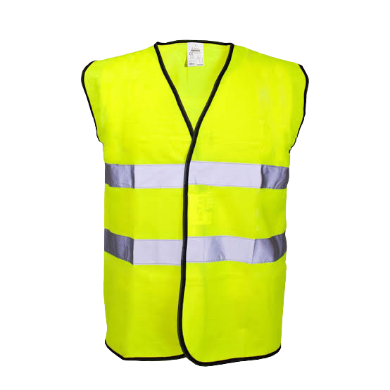 فيست عمال عاكس للسلامة | ستره تنبيهية عالية الوضوح للمواقع الصناعية