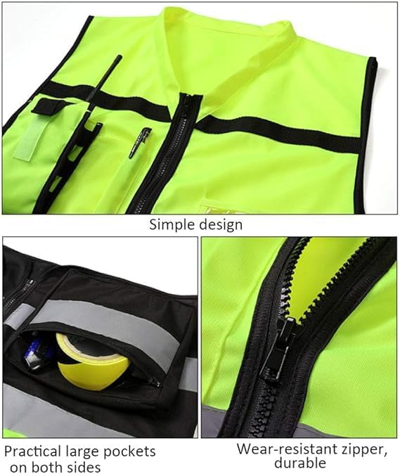 فيست بلياقة عاكس | مظهر رسمي للمهندسين والمشرفين مع حماية عالية